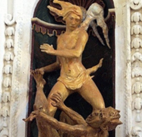 S. Michele arcangelo scaccia il diavolo